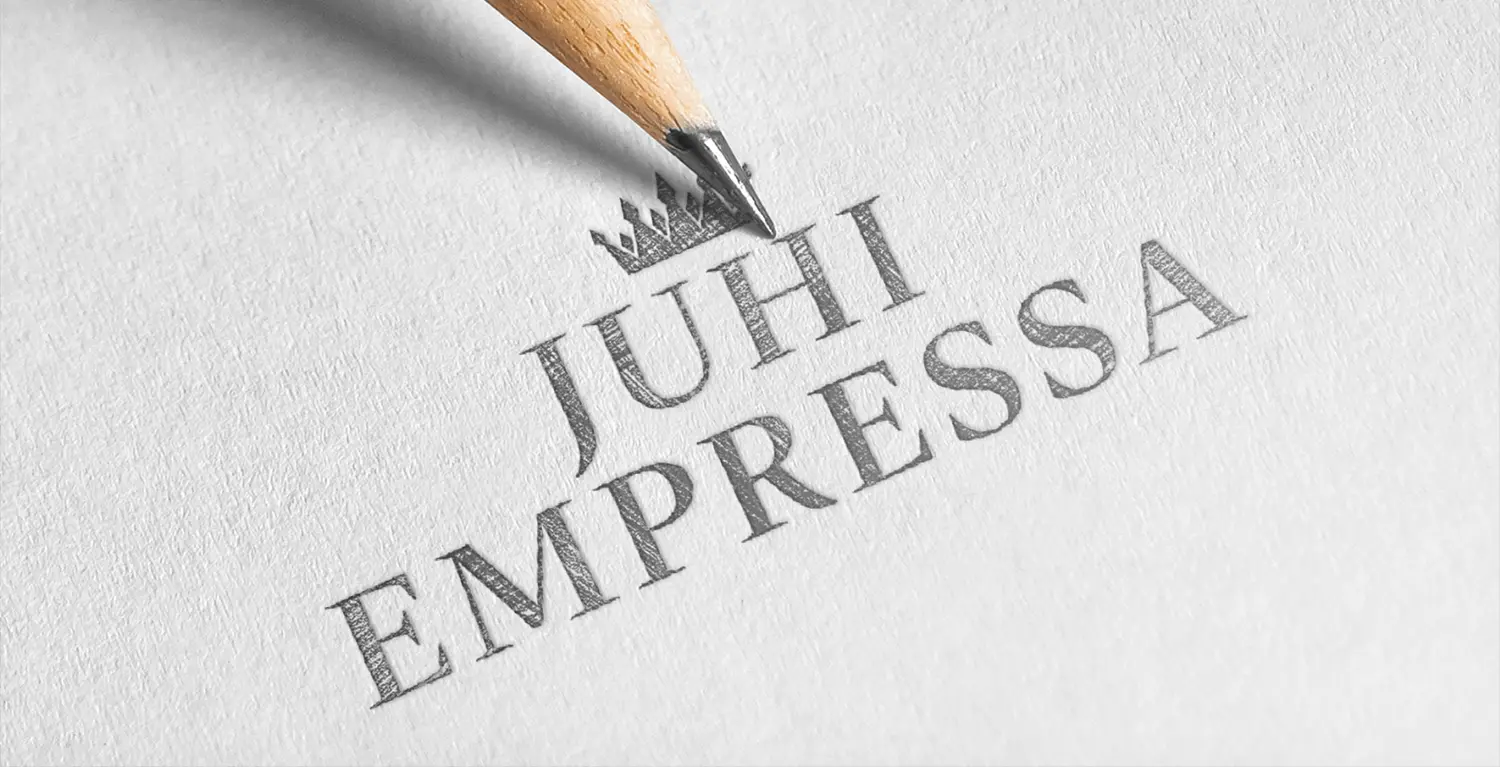 Juhi Empressa logo concept sketch