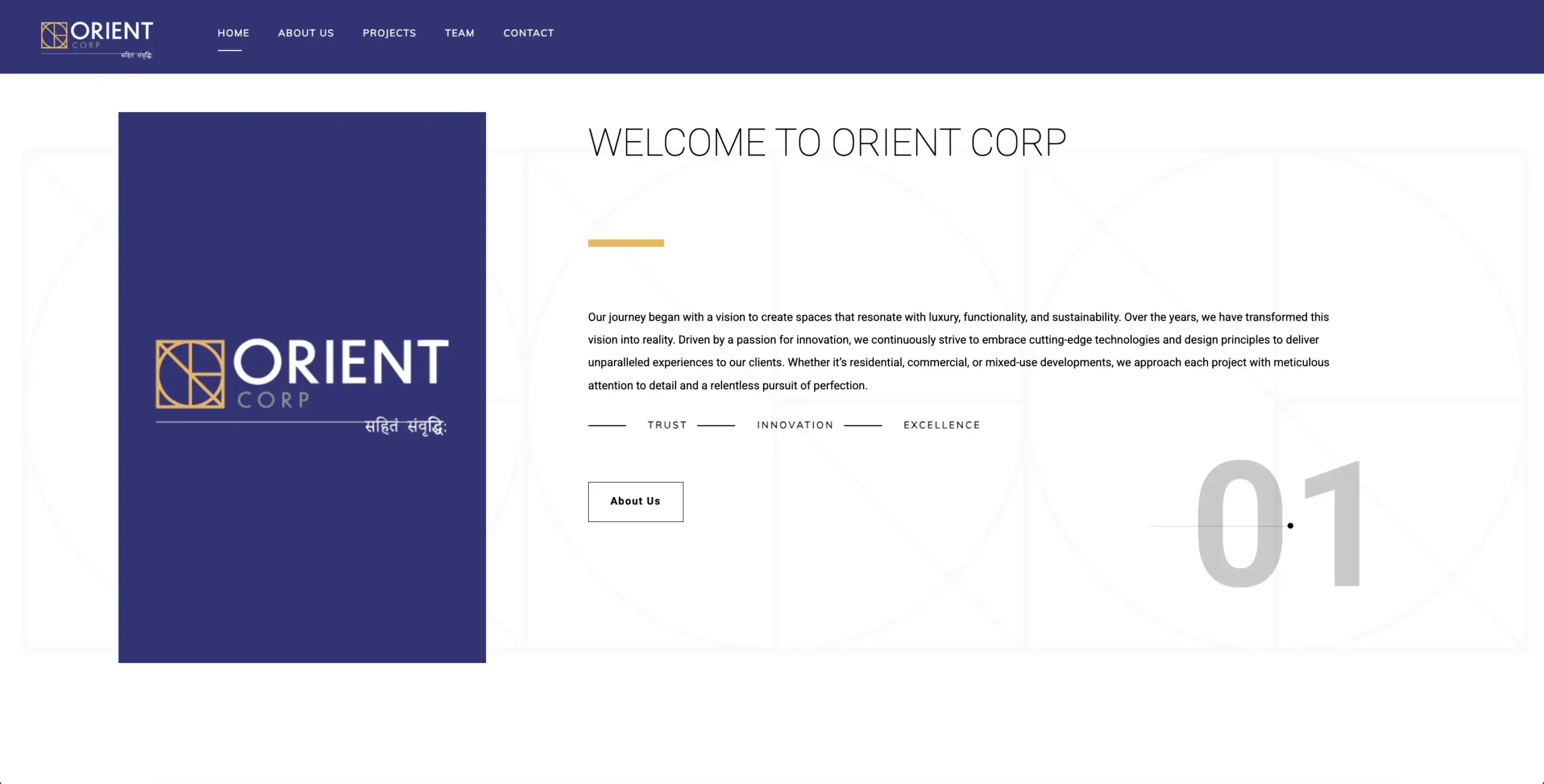 Orient Corp Website